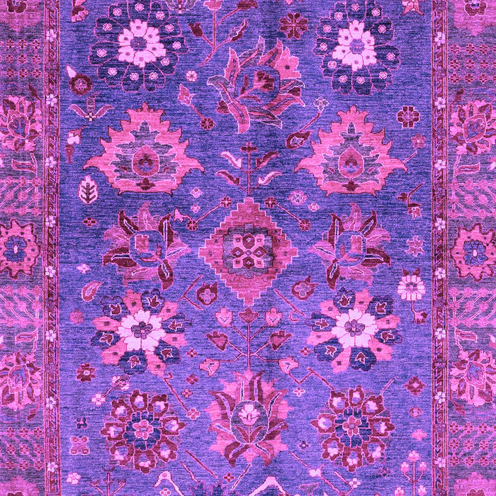 Machine Washable Oriental Purple Traditional Area Rugs, wshabs3734pur