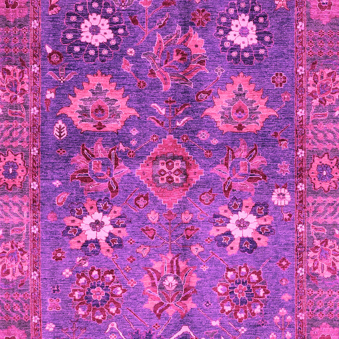 Machine Washable Oriental Pink Traditional Rug, wshabs3734pnk