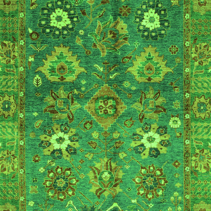Oriental Green Traditional Rug, abs3734grn