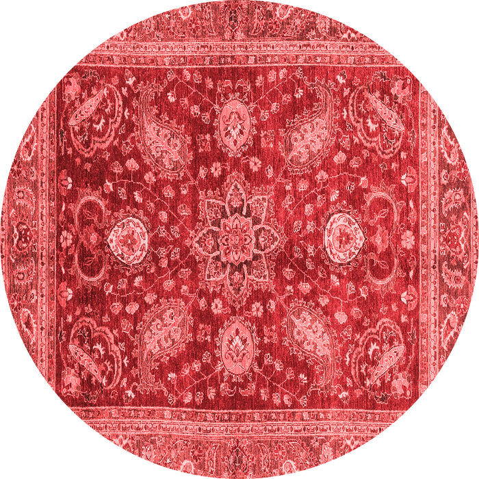 Machine Washable Abstract Red Modern Rug, wshabs3735red