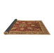 Sideview of Abstract Brown Modern Rug, abs3735brn