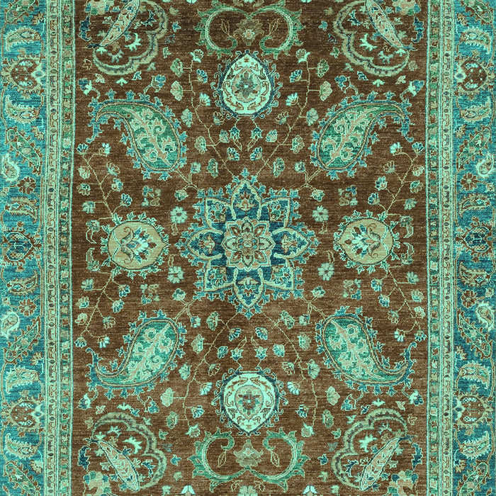 Abstract Turquoise Modern Rug, abs3735turq