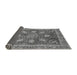 Sideview of Abstract Gray Modern Rug, abs3735gry