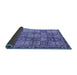 Sideview of Abstract Blue Modern Rug, abs3736blu