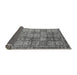 Sideview of Abstract Gray Modern Rug, abs3736gry