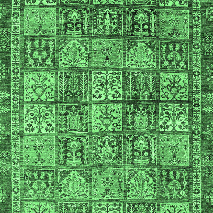 Machine Washable Abstract Emerald Green Modern Area Rugs, wshabs3736emgrn