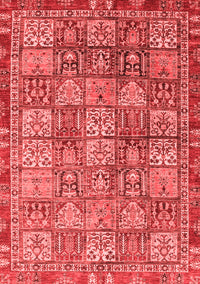 Abstract Red Modern Rug, abs3736red