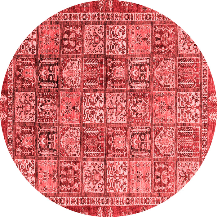 Machine Washable Abstract Red Modern Rug, wshabs3736red