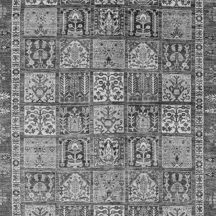 Abstract Gray Modern Rug, abs3736gry