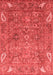 Oriental Red Traditional Area Rugs