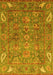 Oriental Yellow Traditional Rug, abs3737yw