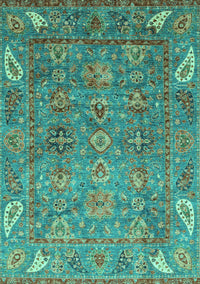 Oriental Turquoise Traditional Rug, abs3737turq