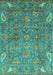 Oriental Turquoise Traditional Rug, abs3737turq