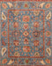 Machine Washable Abstract Camel Brown Rug, wshabs3737