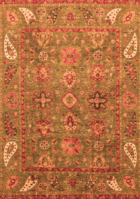 Oriental Orange Traditional Rug, abs3737org