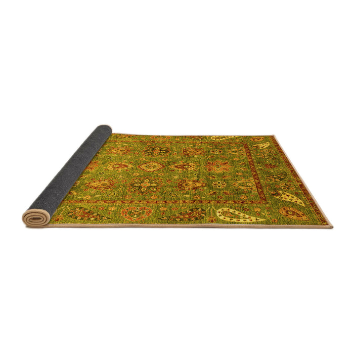 Sideview of Oriental Yellow Traditional Rug, abs3737yw