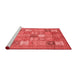 Modern Red Washable Rugs