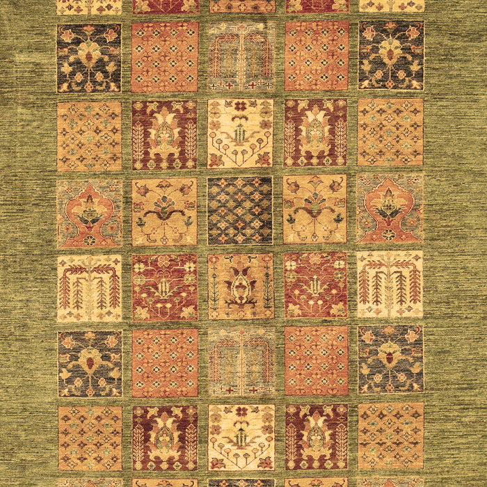 Machine Washable Abstract Brown Modern Rug, wshabs3738brn