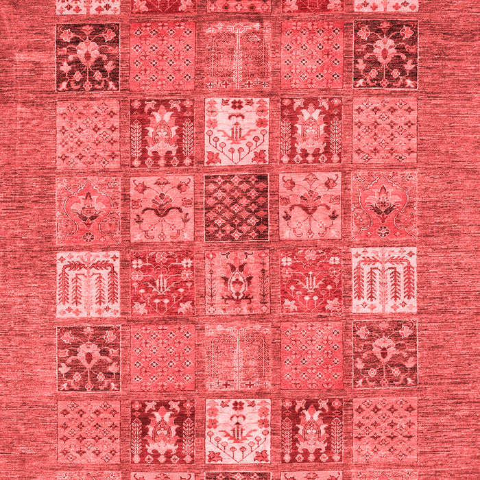 Machine Washable Abstract Red Modern Rug, wshabs3738red