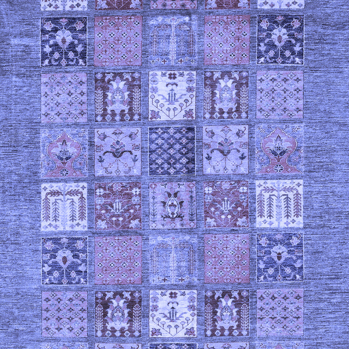 Machine Washable Abstract Blue Modern Rug, wshabs3738blu