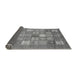 Sideview of Abstract Gray Modern Rug, abs3738gry