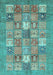 Machine Washable Abstract Light Blue Modern Rug, wshabs3738lblu