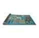 Sideview of Abstract Light Blue Modern Rug, abs3739lblu