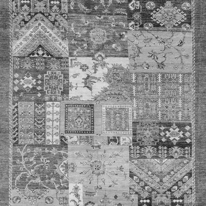 Machine Washable Abstract Gray Modern Rug, wshabs3739gry