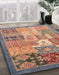 Machine Washable Abstract Light Copper Gold Rug in a Family Room, wshabs3739