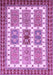 Machine Washable Abstract Purple Modern Area Rugs, wshabs373pur