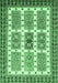 Machine Washable Abstract Emerald Green Modern Area Rugs, wshabs373emgrn