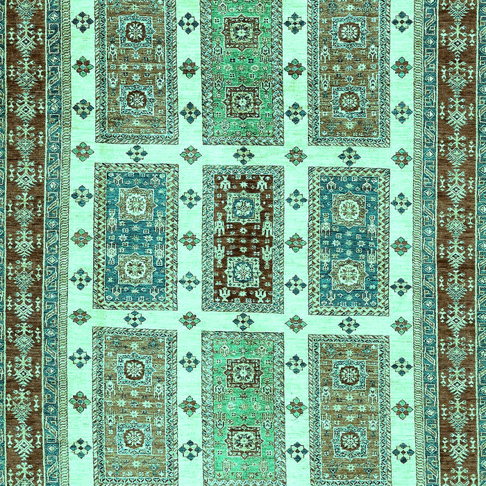 Abstract Turquoise Modern Rug, abs373turq