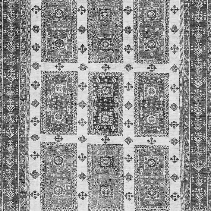 Abstract Gray Modern Rug, abs373gry