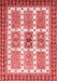 Abstract Red Modern Area Rugs