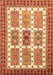 Abstract Orange Modern Rug, abs373org