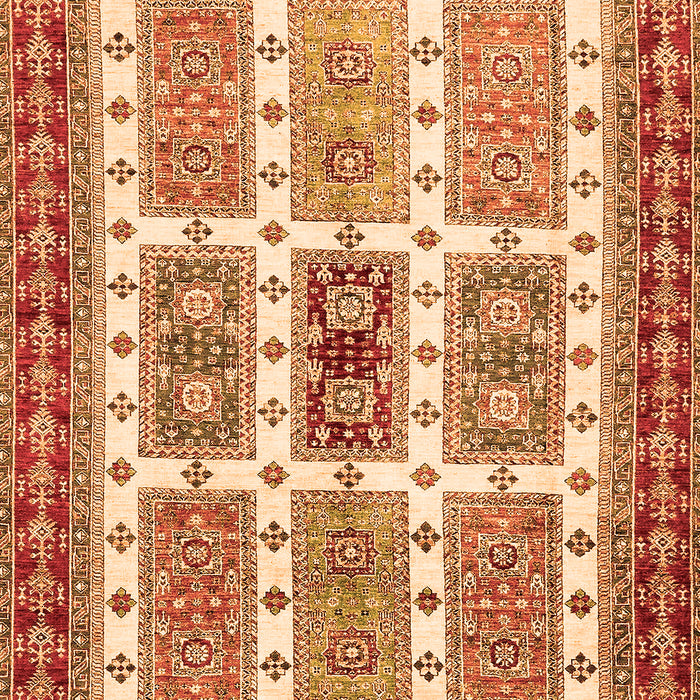 Abstract Orange Modern Rug, abs373org