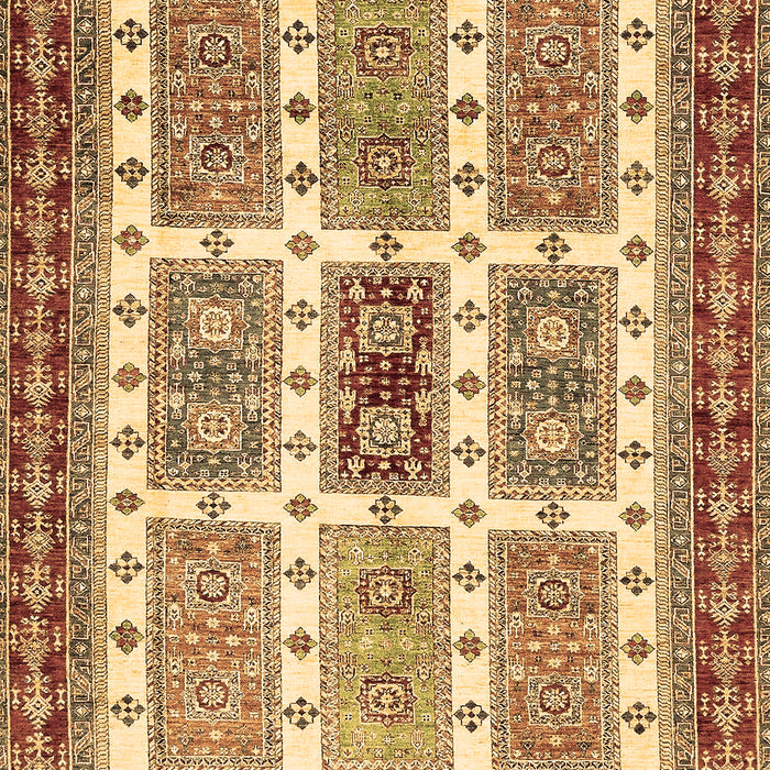 Abstract Brown Modern Rug, abs373brn