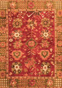 Oriental Orange Traditional Rug, abs3740org