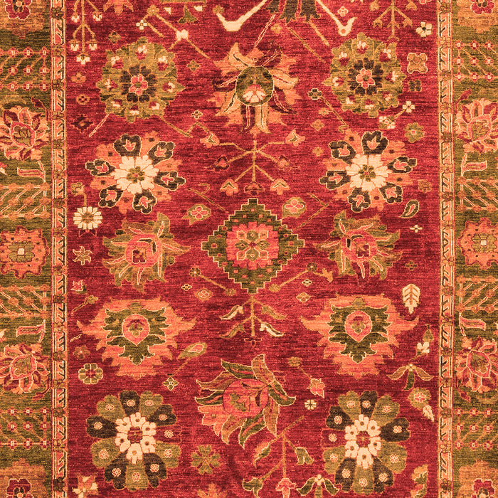 Oriental Orange Traditional Rug, abs3740org