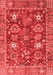 Oriental Red Traditional Area Rugs