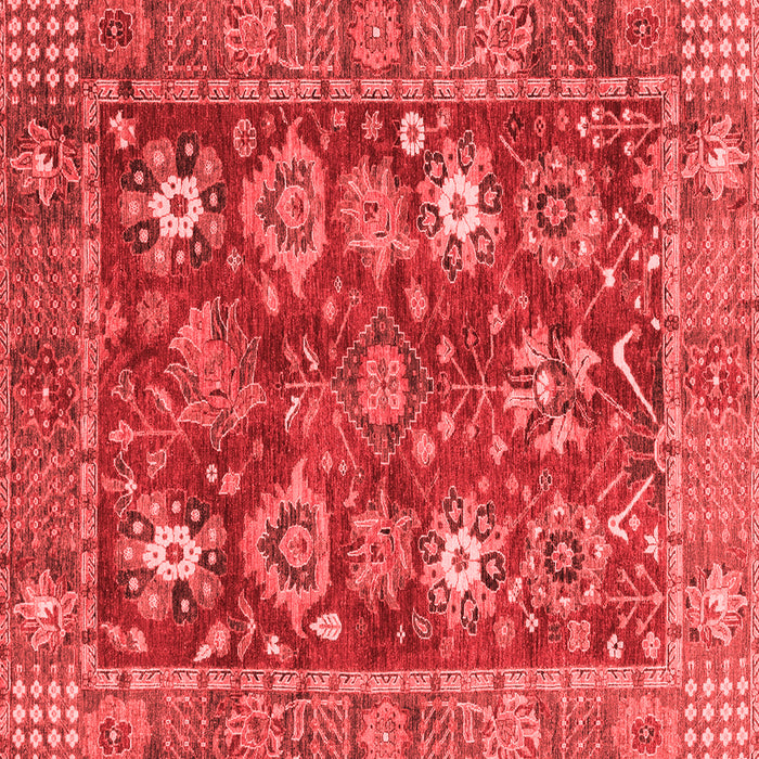 Machine Washable Oriental Red Traditional Rug, wshabs3740red