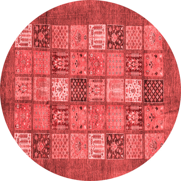 Machine Washable Abstract Red Modern Rug, wshabs3741red