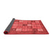 Abstract Red Modern Area Rugs