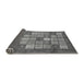 Sideview of Abstract Gray Modern Rug, abs3741gry