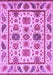 Machine Washable Abstract Purple Modern Area Rugs, wshabs3742pur