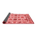 Abstract Red Modern Area Rugs