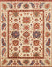 Machine Washable Abstract Chestnut Red Rug, wshabs3742