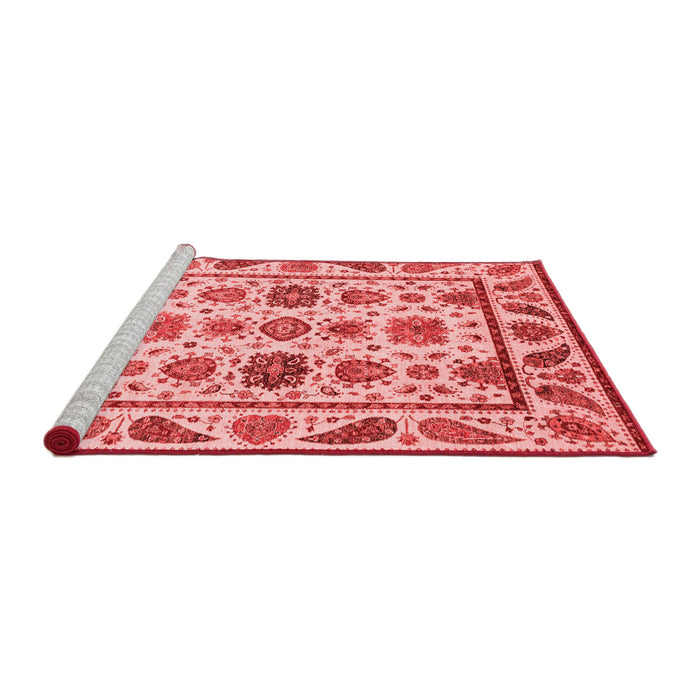 Modern Red Washable Rugs