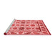 Modern Red Washable Rugs