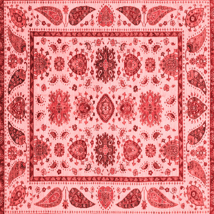 Abstract Red Modern Rug, abs3742red